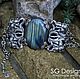 Silver plated Bracelet `Karna` Labradorite, Natural stone, Blue stone, Labradorite, SG Design, handmade jewelry