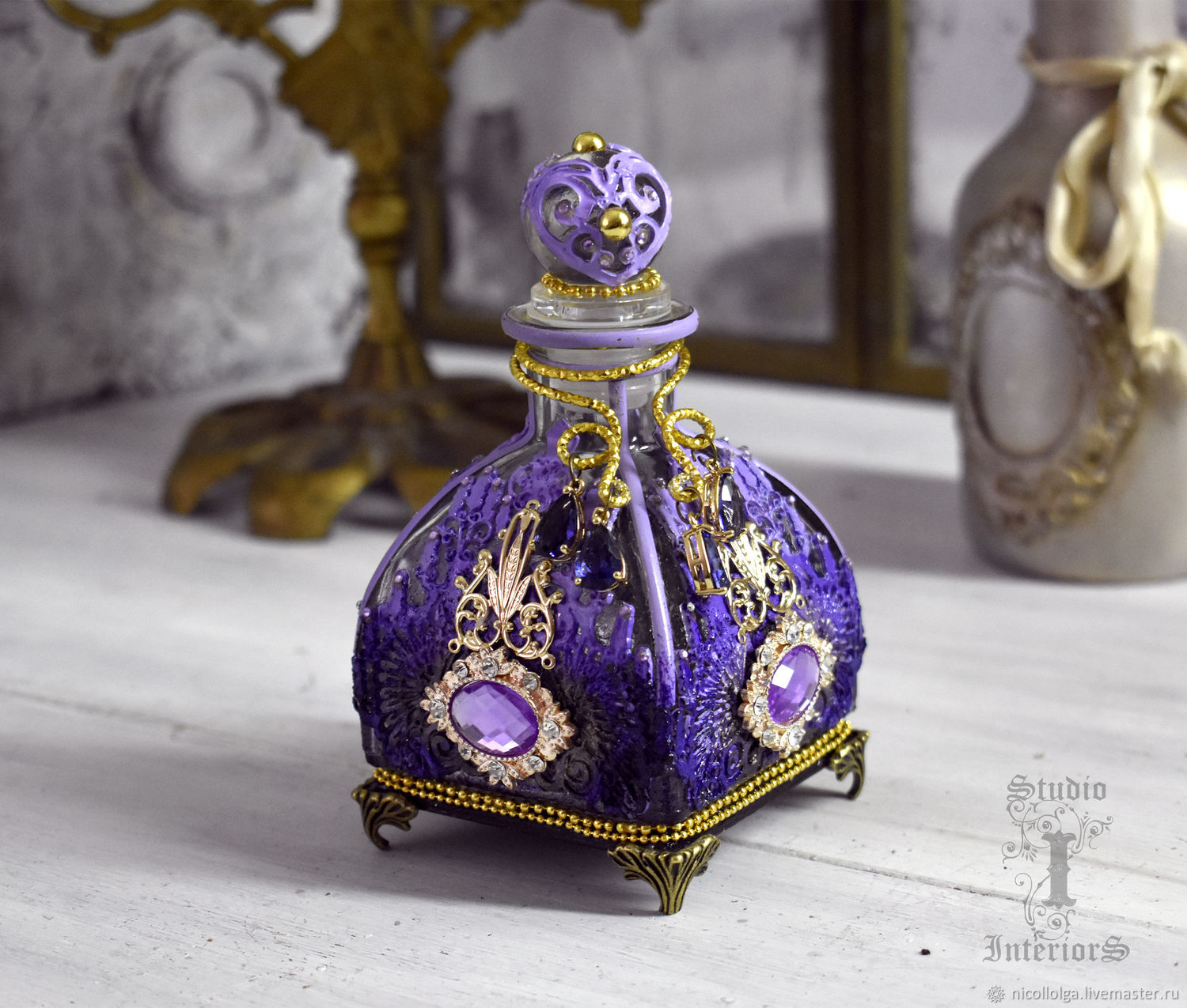 Флакон для духов, масел  "VIOLET", Ароматические диффузоры, Липецк,  Фото №1