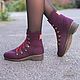 Shoes women's felted Ripe plum 2, Boots, Dnepropetrovsk,  Фото №1