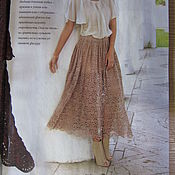 Skirt crochet lace, boho, Provence, mori girl