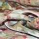 Органза вискозная розовый сад Каролина Эррера, Ткани, Москва,  Фото №1