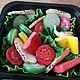 Муляж - салат из овощей с курицей, Муляжи блюд, Владивосток,  Фото №1