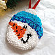 Елочная игрушка Снеговик Елочные игрушки Снеговик. Елочные игрушки. ArtKnitDesign Свитера Уизли. Ярмарка Мастеров.  Фото №5