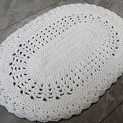 Для дома и интерьера handmade. Livemaster - original item Knitted rug handmade oval from cord Baby-2. Handmade.