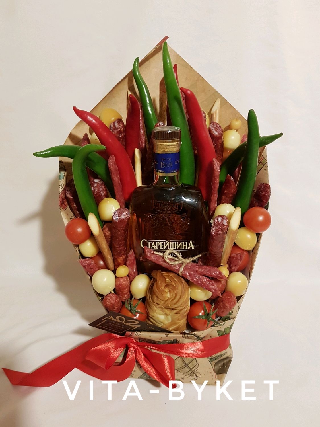 Букет из колбас для мужчины. Колбасный букет. Букет из колбасы.Подарок ...