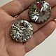 Buttons vintage: Two large buttons Swarovski crystals, Vintage buttons, St. Petersburg,  Фото №1