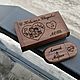 Wooden flash drive with engraving in a box, gift, Flash drives, Barnaul,  Фото №1