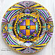 'Esmeralda ciudad ' Plato decorativo-pintado a mano, Plates, Krasnodar,  Фото №1