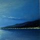 The author's picture of a moonlit night in Gagra. Pictures. Vladimir Tarasov. My Livemaster. Фото №6
