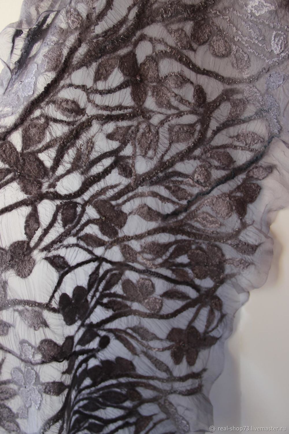 Натуральный шелк- шифон 90см,плотность 3,5мм – купить в интернет ...