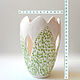 Vase for dried flowers Lotus. ceramic handmade. Vases. ArtSmiL home decor (Anna). My Livemaster. Фото №4