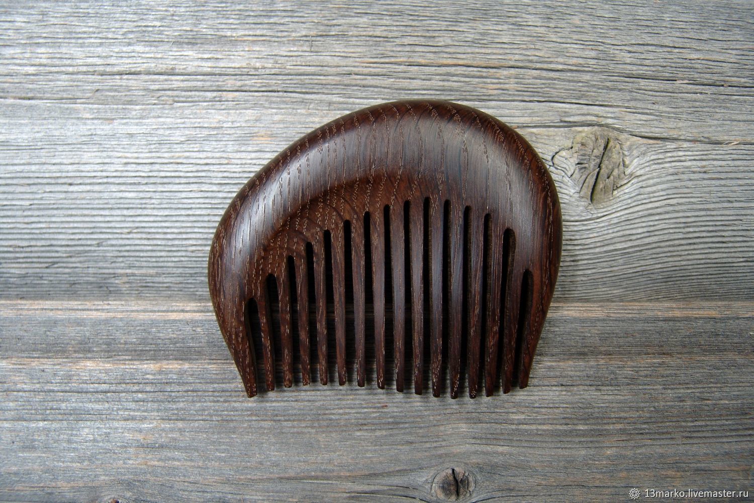 Wooden comb made of bog oak, Combs, Moscow,  Фото №1