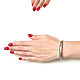 Silver Leather Bracelet, Grey Leather silver bracelet. Cord bracelet. Irina Moro. Online shopping on My Livemaster.  Фото №2