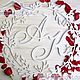 Wedding monogram made of wood with initials. Hall Decoration. My dear home. Online shopping on My Livemaster.  Фото №2