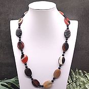 Украшения handmade. Livemaster - original item Natural Sardonyx necklace / beads. Handmade.