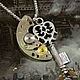 Steampunk 'Gear' pendant(watch movement chain, pendant), Subculture decorations, Saratov,  Фото №1