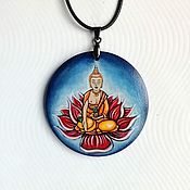 Украшения handmade. Livemaster - original item Pendant: Buddha. Handmade.