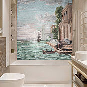 Мозаичное панно в ванную (эскиз)