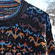 Order Pullover knitted 'Autumn kaleidoscope'. Jacquard. Black. DominikaSamara. Livemaster. . Pullover Sweaters Фото №3