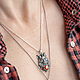 Silver pendant 'INARI' with a sun stone. Pendants. Unusual Gemstone Jewelry. My Livemaster. Фото №5