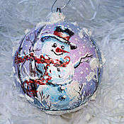 Сувениры и подарки handmade. Livemaster - original item Christmas decorations: Snowman. Handmade.