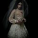 Фарфоровая шарнирная кукла: "Невеста". Шарнирная кукла. Юля Туранцева. Ярмарка Мастеров.  Фото №6