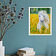Painting White Horse 40 x 30 Oil on Canvas Horse. Pictures. matryoshka (azaart). Online shopping on My Livemaster.  Фото №2