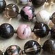 'Marshmallow in chocolate' beads from natural stones. Necklace. ukrasheniyalise (UkrasheniyaLise). Online shopping on My Livemaster.  Фото №2