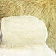 Меховые накидки из овчины на сиденья автомобиля, 2 шт, светло-молочные. Автомобильные сувениры. Рогопух. Интернет-магазин Ярмарка Мастеров.  Фото №2