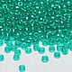 Czech beads 10/0 Turquoise semi-matt 10 g 08358 Preciosa. Beads. agraf. My Livemaster. Фото №4