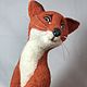 Order felt toy: Fox. colorlight (colorlight). Livemaster. . Felted Toy Фото №3
