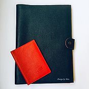 Канцелярские товары handmade. Livemaster - original item Leather folder for documents. Handmade.