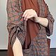 Дизайнерское платье бохо с перекрестными полочками. Платья. Lera Samaryanova (moda-xxl-ru). Ярмарка Мастеров.  Фото №4