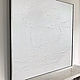 Картина абстрактная фактурная большая белая, 80*80 см. Картины. Интерьерные картины LeMarArt (Марина и Елена). Ярмарка Мастеров.  Фото №6