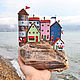 Морская композиция "Каменистый островок" driftwood. Статуэтки. KoLenki. Интернет-магазин Ярмарка Мастеров.  Фото №2