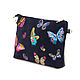Order Clutch ' butterfly Embroidery'. Pelle Volare. Livemaster. . Clutches Фото №3