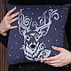 Order Pillow Deer-a gift to a friend, mother, colleague. Lara (EnigmaStyle). Livemaster. . Pillow Фото №3
