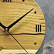 Часы на стену из слэба шелковицы 26 см. Часы классические. FridayWood - мастерская мебели. Интернет-магазин Ярмарка Мастеров.  Фото №2