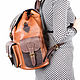 Кожаный рюкзак "Классик 3" коричневый. Рюкзаки. Кожинка. Ярмарка Мастеров.  Фото №5