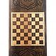 Handmade backgammon 'USSR' Art. .023. Backgammon and checkers. Gor 'Derevyannaya lavka'. My Livemaster. Фото №4
