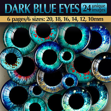 Темно Синие Глаза Фото