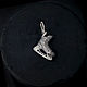 Hockey skate sterling silver pendant, Pendants, Tver,  Фото №1