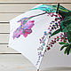 Umbrella with hand-painted ' iris and lupines'. Umbrellas. UmbrellaFineArt. Online shopping on My Livemaster.  Фото №2