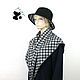 kit. Stylish Women's Fedora felt hat plus a scarf. Headwear Sets. Mishan (mishan). My Livemaster. Фото №4