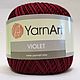 Violet, Yarn Art, Турция 
цвет 112 бордовый

Турецкая пряжа виолет ярн арт
мерсеризованный хлопок