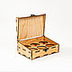 Order Gift wooden box for glasses (stacks). PK49. ART OF SIBERIA. Livemaster. . Gift Boxes Фото №3