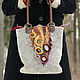 The bag felt 'treasures of the fairies'. Classic Bag. Tatiana Sapelnikova. Online shopping on My Livemaster.  Фото №2