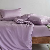 Для дома и интерьера handmade. Livemaster - original item Tensel bed linen lilac to order. Handmade.