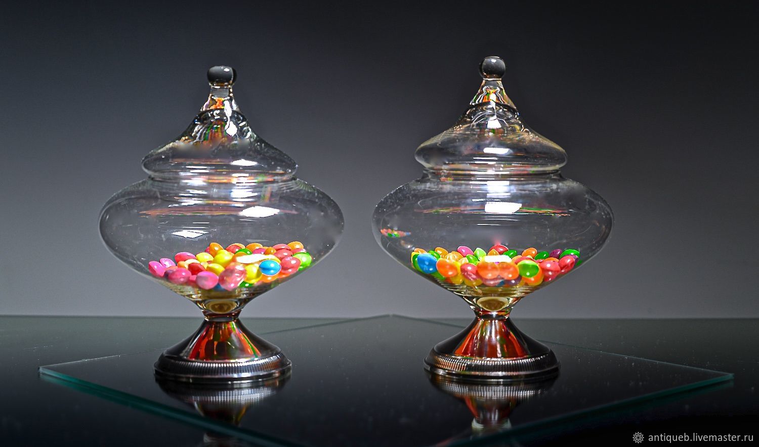 sweets bowls: Luxury silver-based jar, Candy Dishes, Moscow,  Фото №1