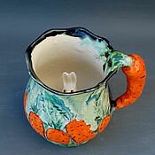 Посуда handmade. Livemaster - original item Mugs and cups: Bunny and Carrot.. Handmade.